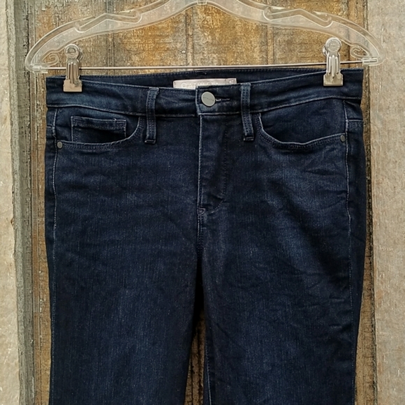 Athleta sculptek dark wash high rise skinny jeans sz 4T - Picture 6 of 9